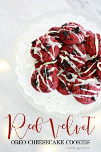Red Velvet Oreo Cheesecake Cookies