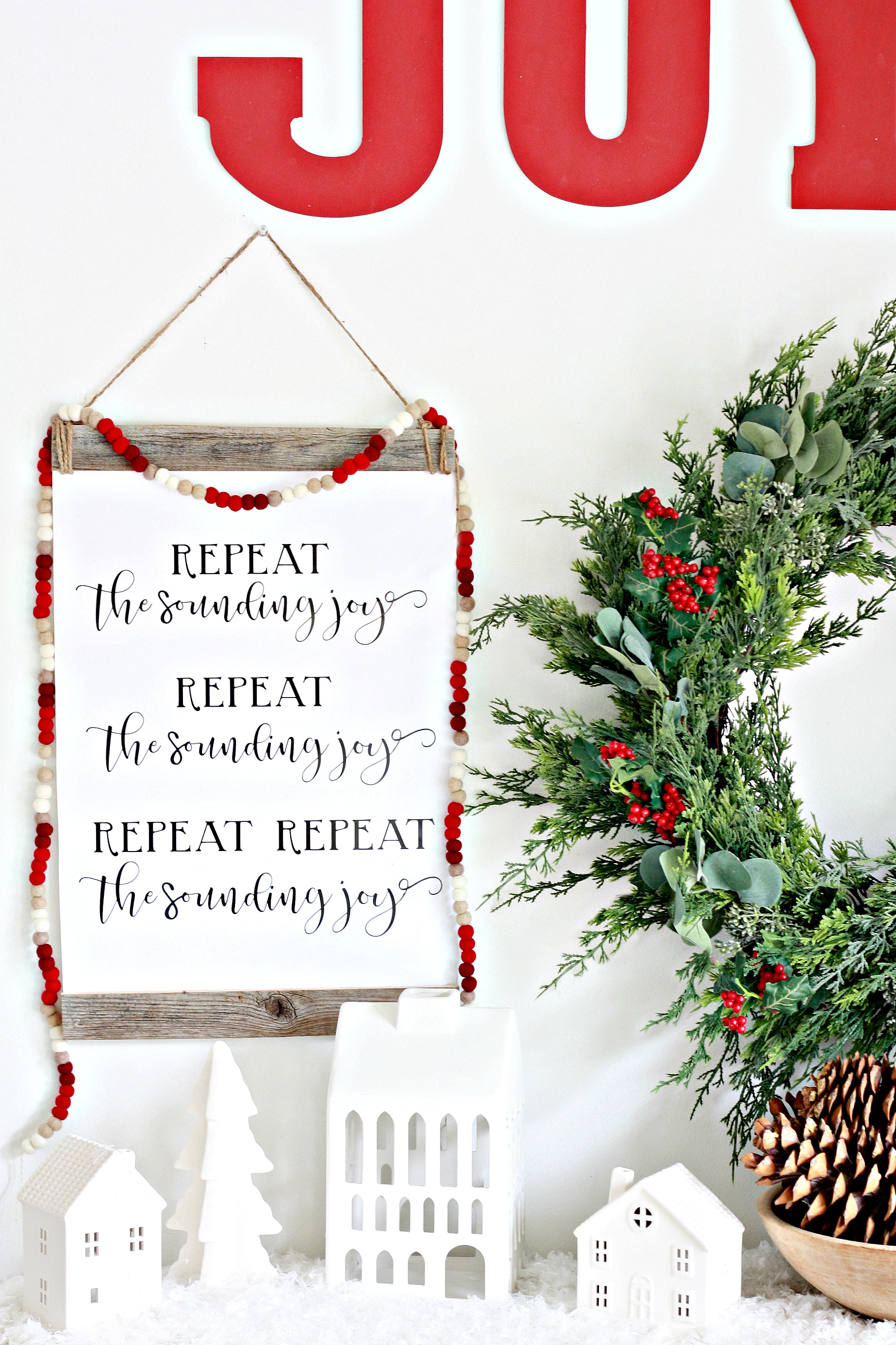 Repeat the Sounding Joy Christmas Printable