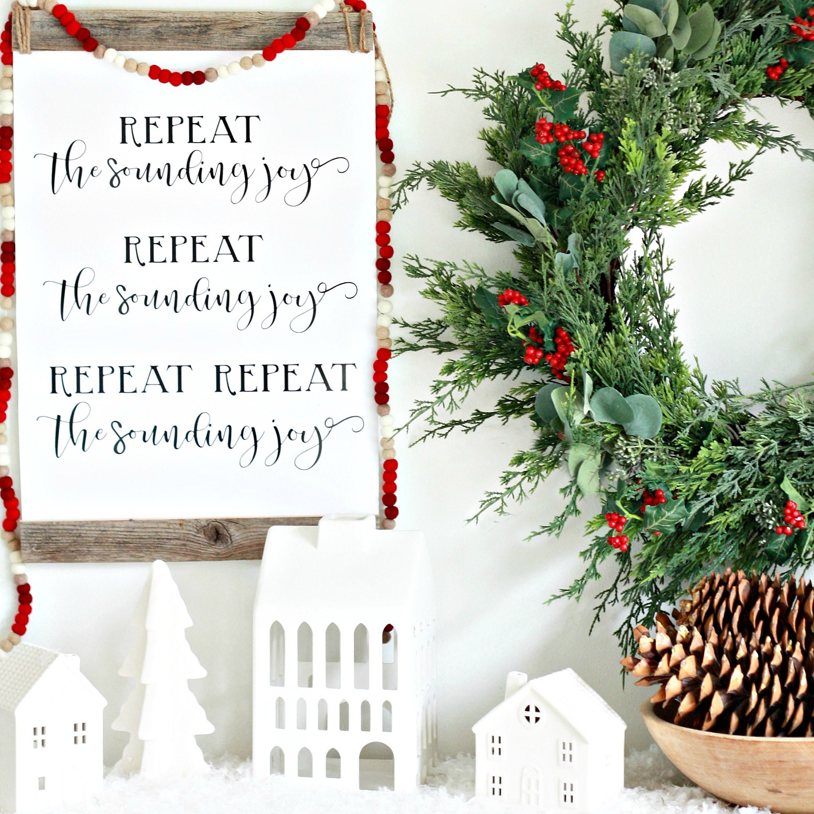 Repeat the Sounding Joy Christmas Printable