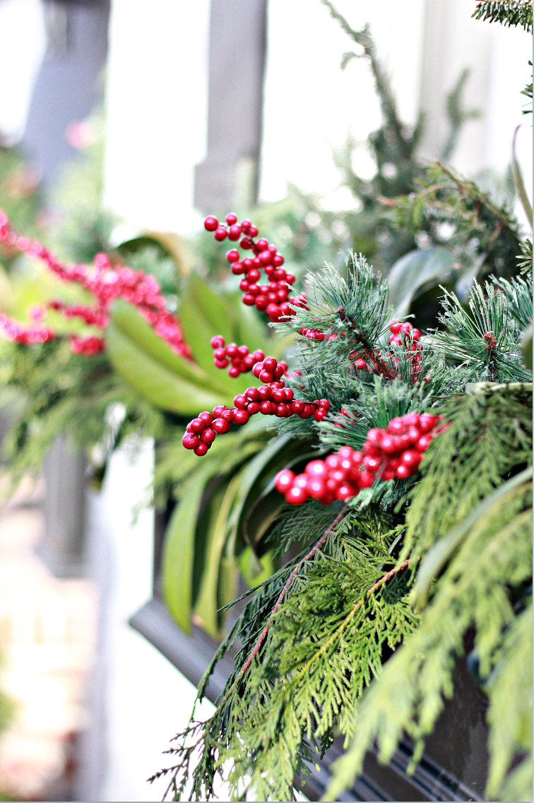 How to Decorate Christmas Window Boxes and Outdoor Garland