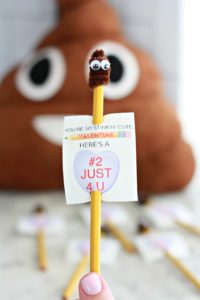 POOP Emoji Valentine Printable