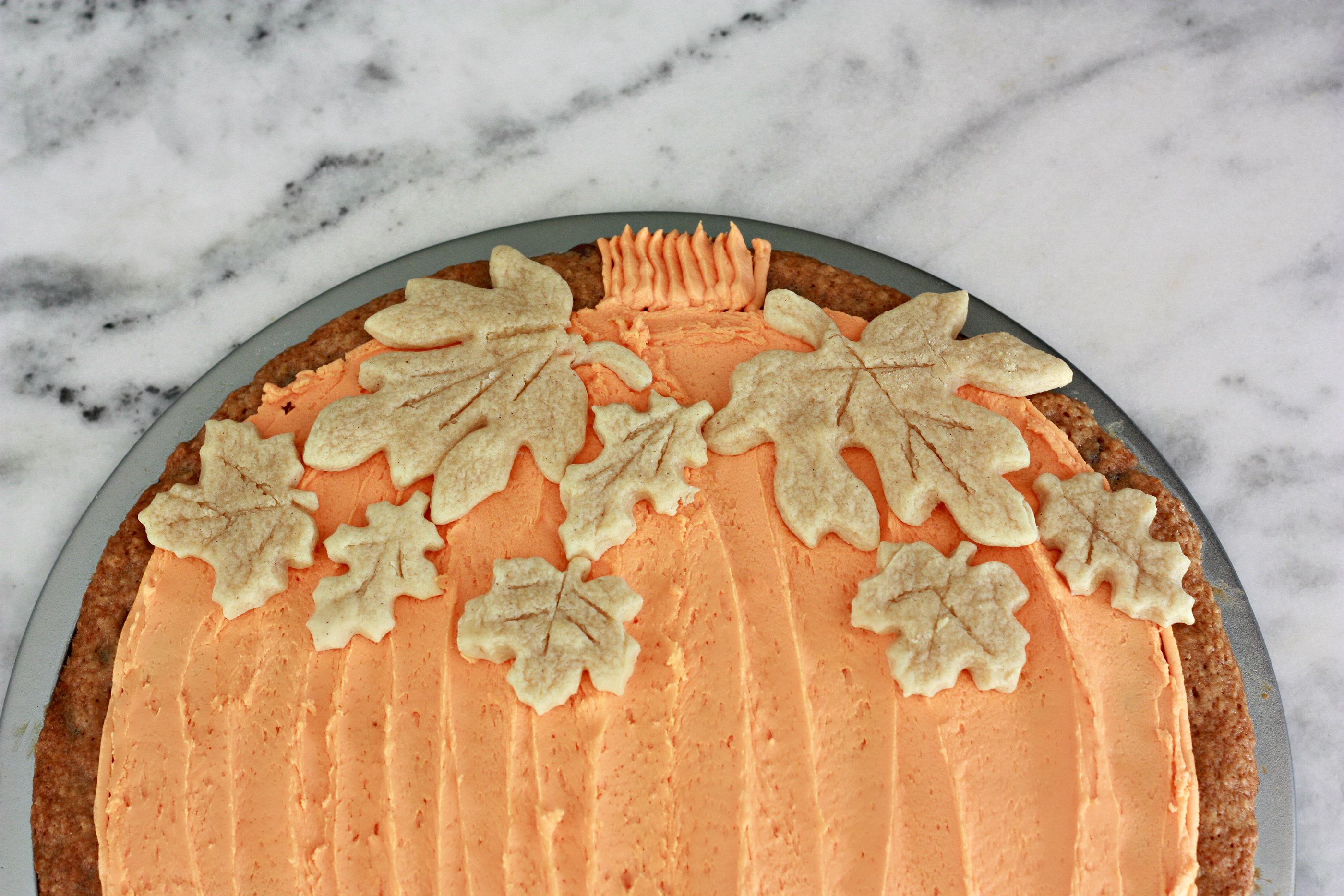 Pumpkin Pizza Cookie