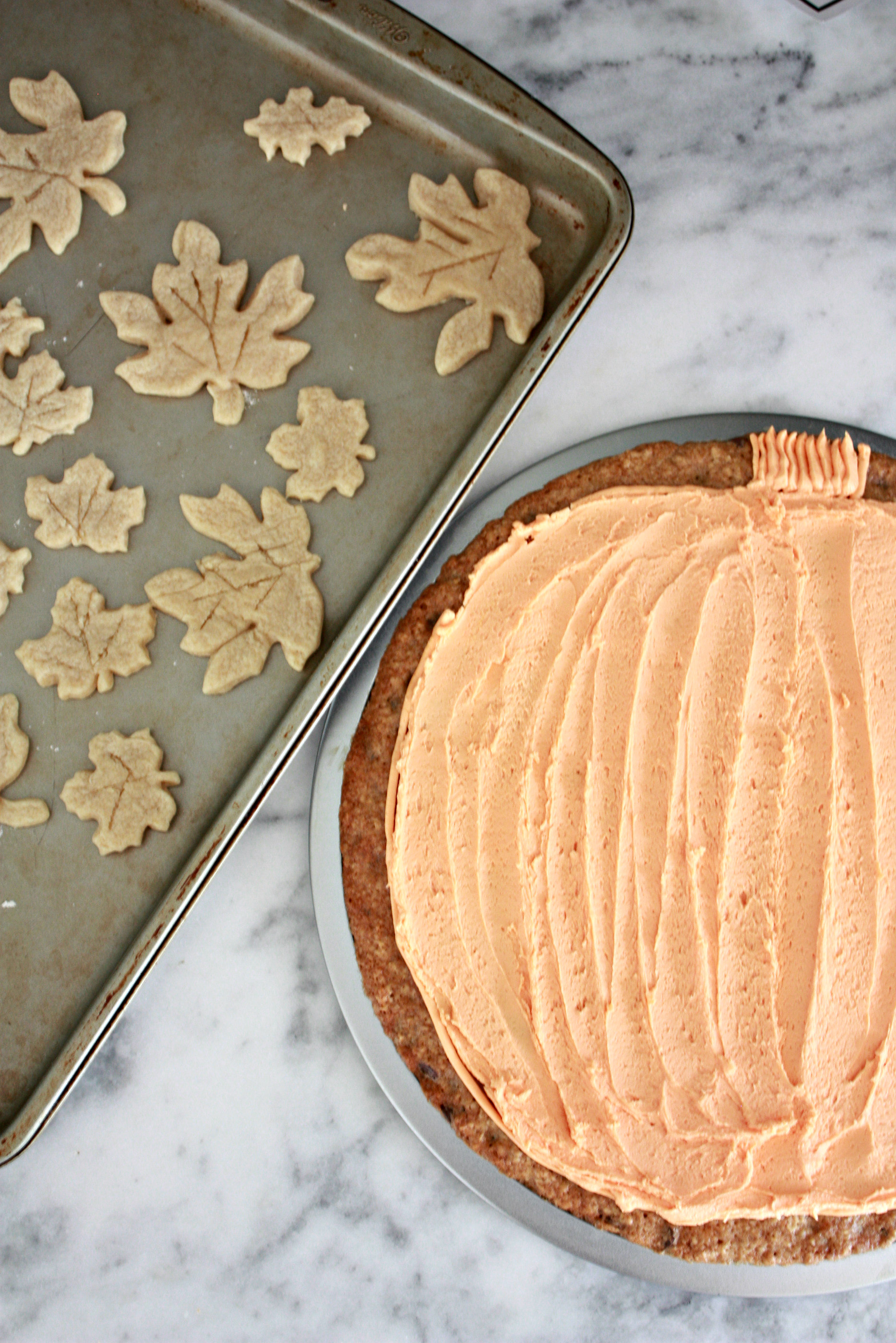 Pumpkin Pizza Cookie