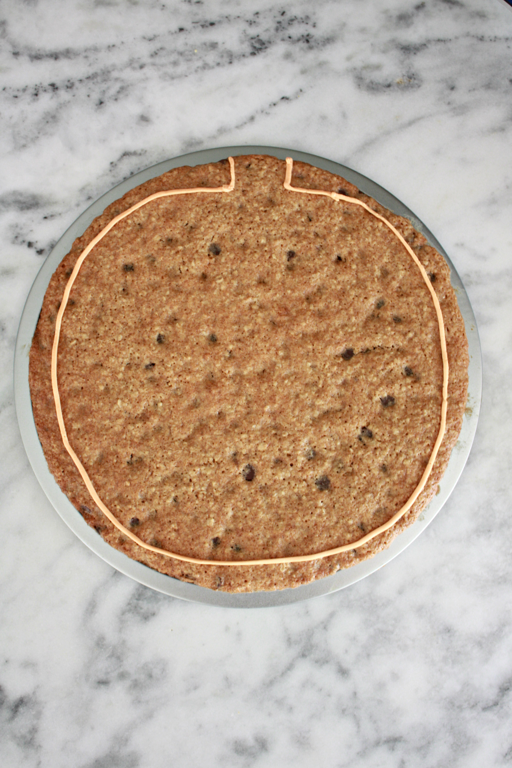 Pumpkin Pizza Cookie