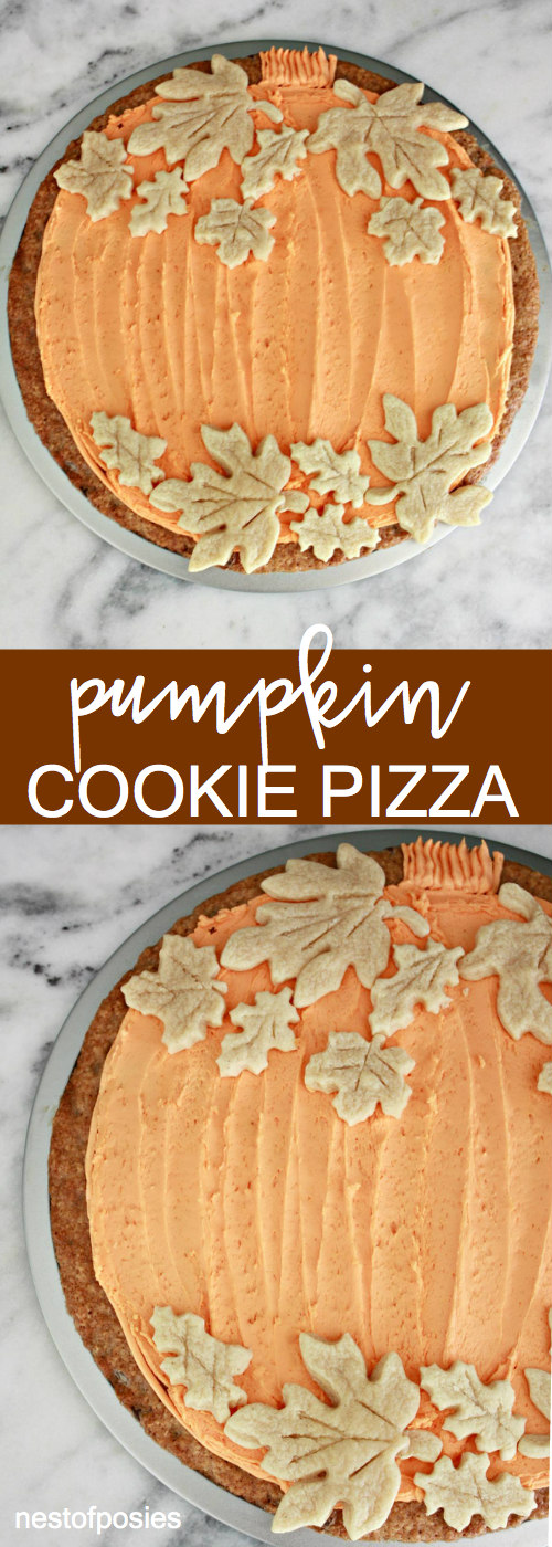 Pumpkin Pizza Cookie