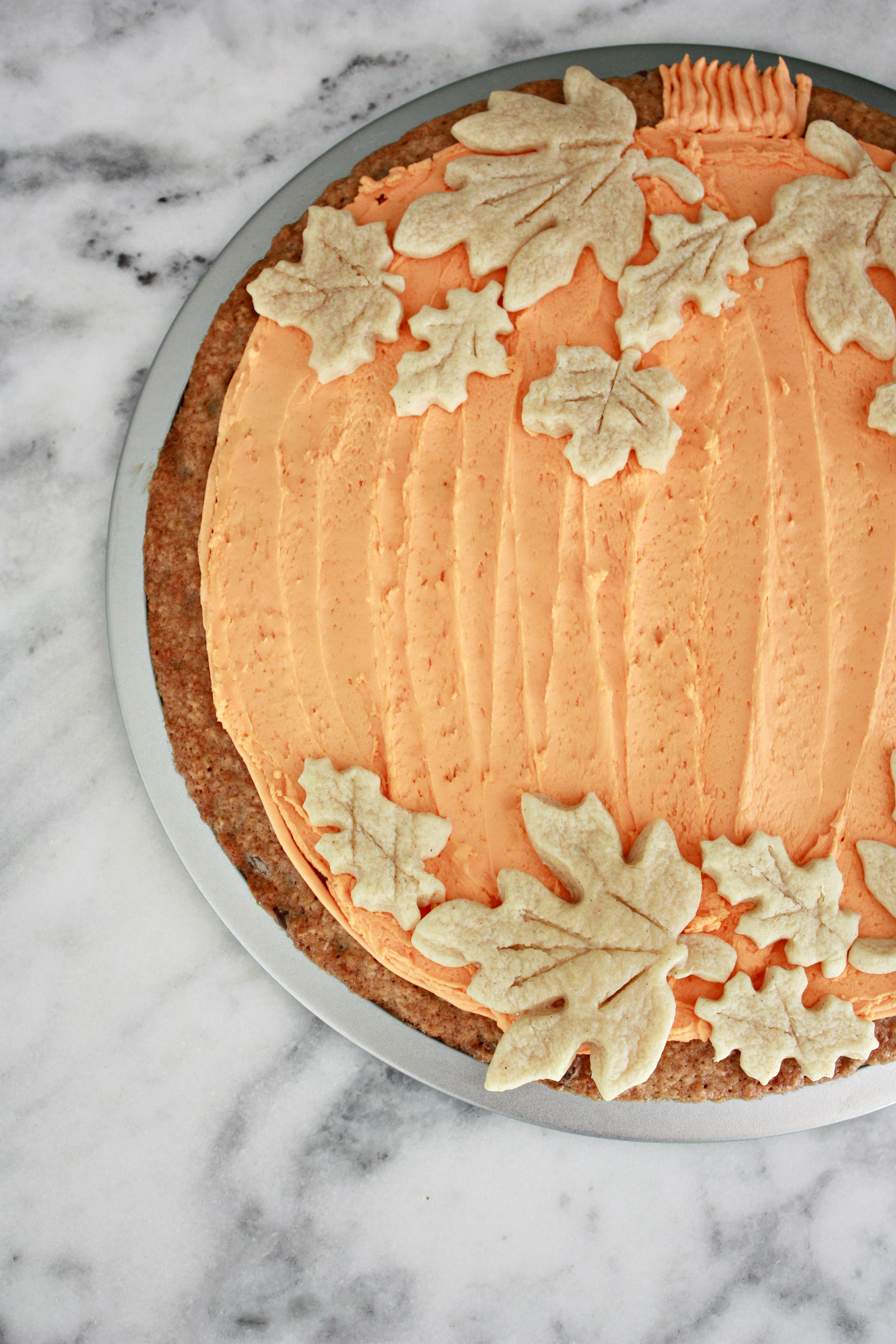 Pumpkin Pizza Cookie