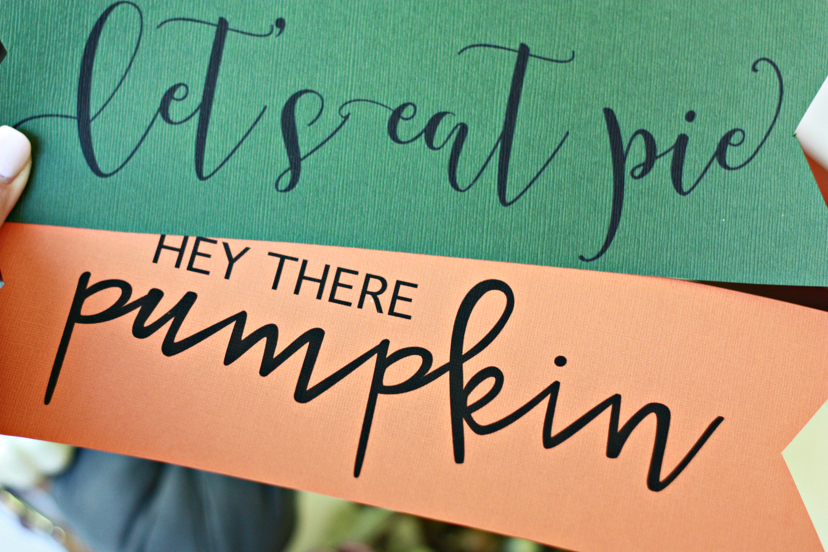 Fall and Thanksgiving Printable Wreath Banners