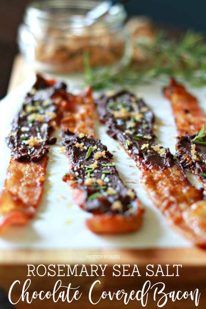 Rosemary Sea Salt Chocolate Covered Bacon