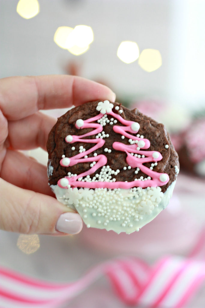 Double Chocolate Christmas Cookies