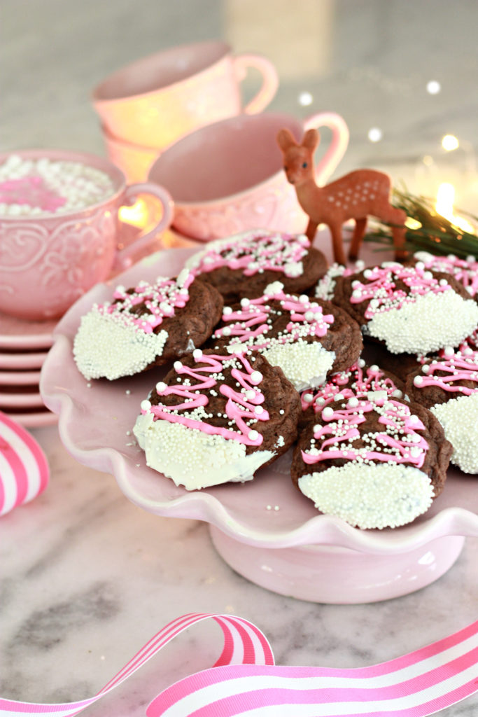 Double Chocolate Christmas Cookies