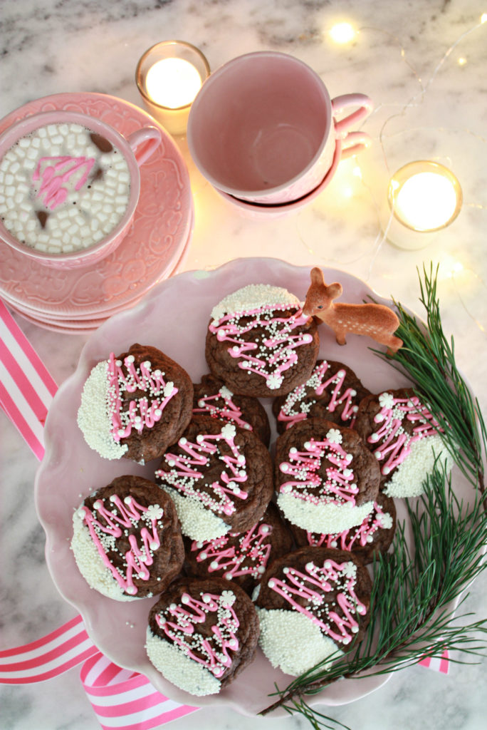 Double Chocolate Christmas Cookies - Nest of Posies