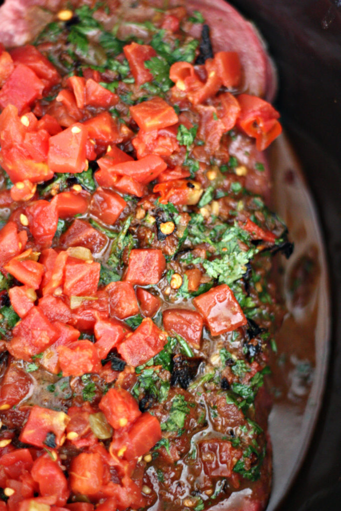 Slow Cooker Mexican Beef Sheet Pan Nachos