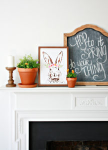 HOP To It Spring Do Your Thing Bunny Printable