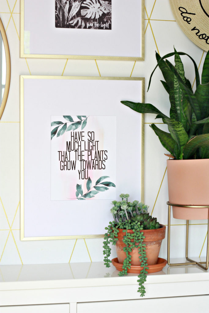 Watercolor Plant Printable