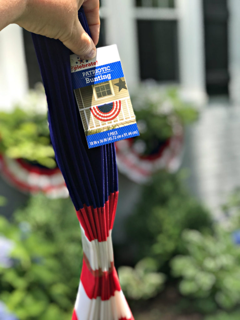 July 4th Patriotic Bunting Decor