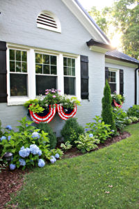 July 4th Patriotic Bunting Decor