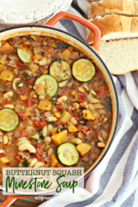 Butternut Squash Minestrone Soup