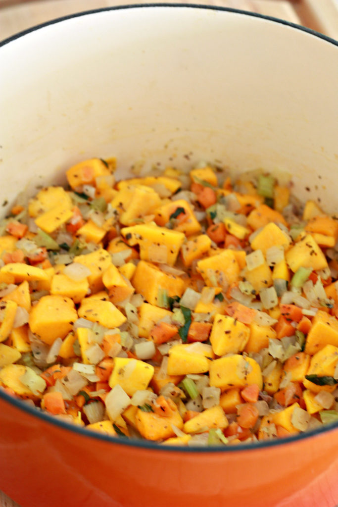 Butternut Squash Minestrone Soup