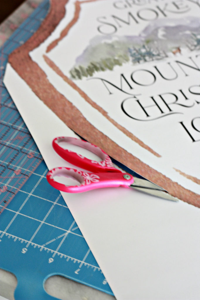 Great Smokey Mountains Christmas Lodge Printable