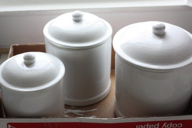 DIY Mod Podge Canisters