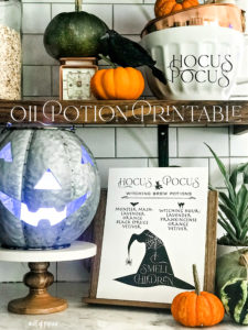 Hocus Pocus Oil Potions Printable