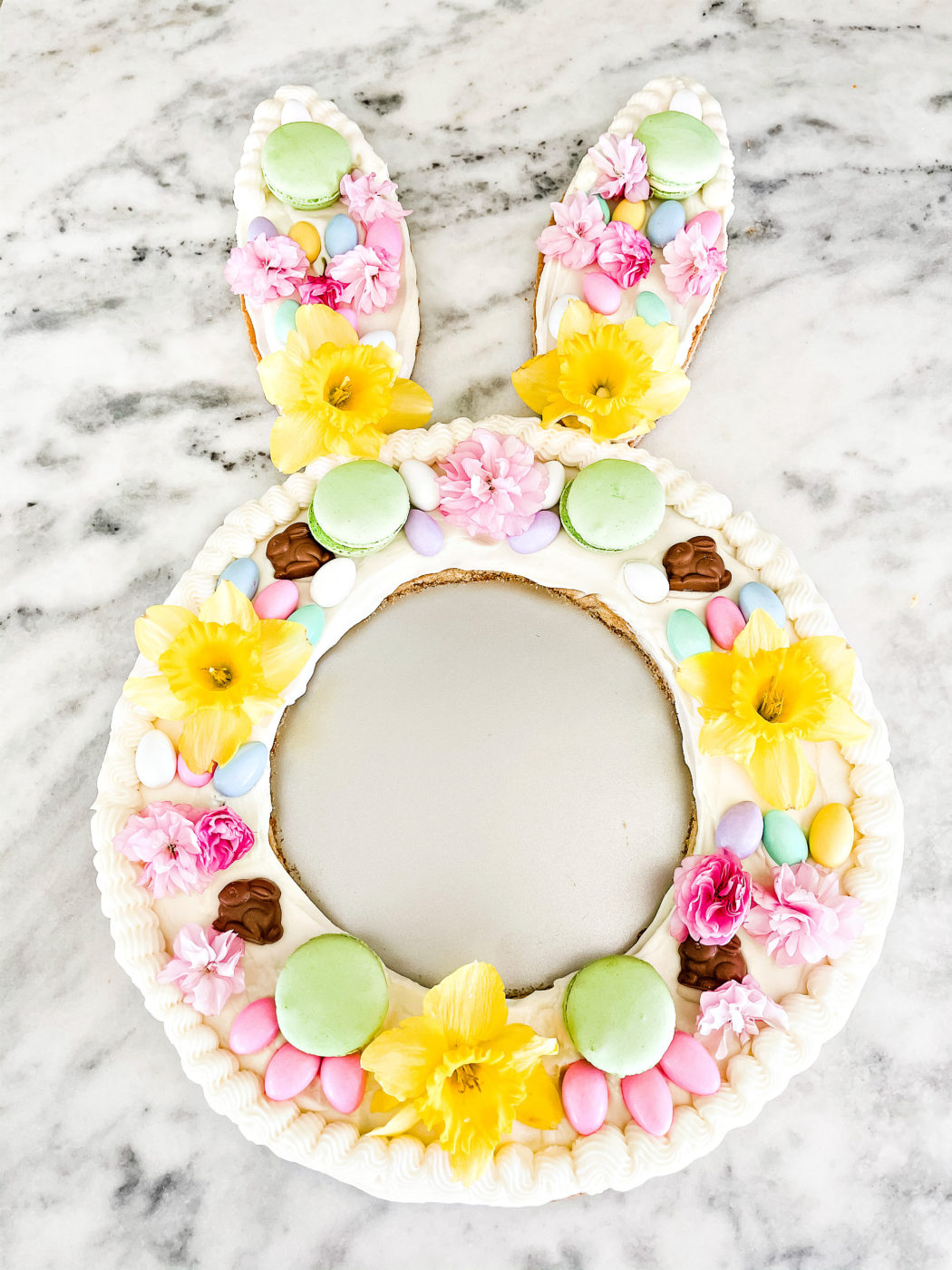 Easter Bunny Cookie Pizza