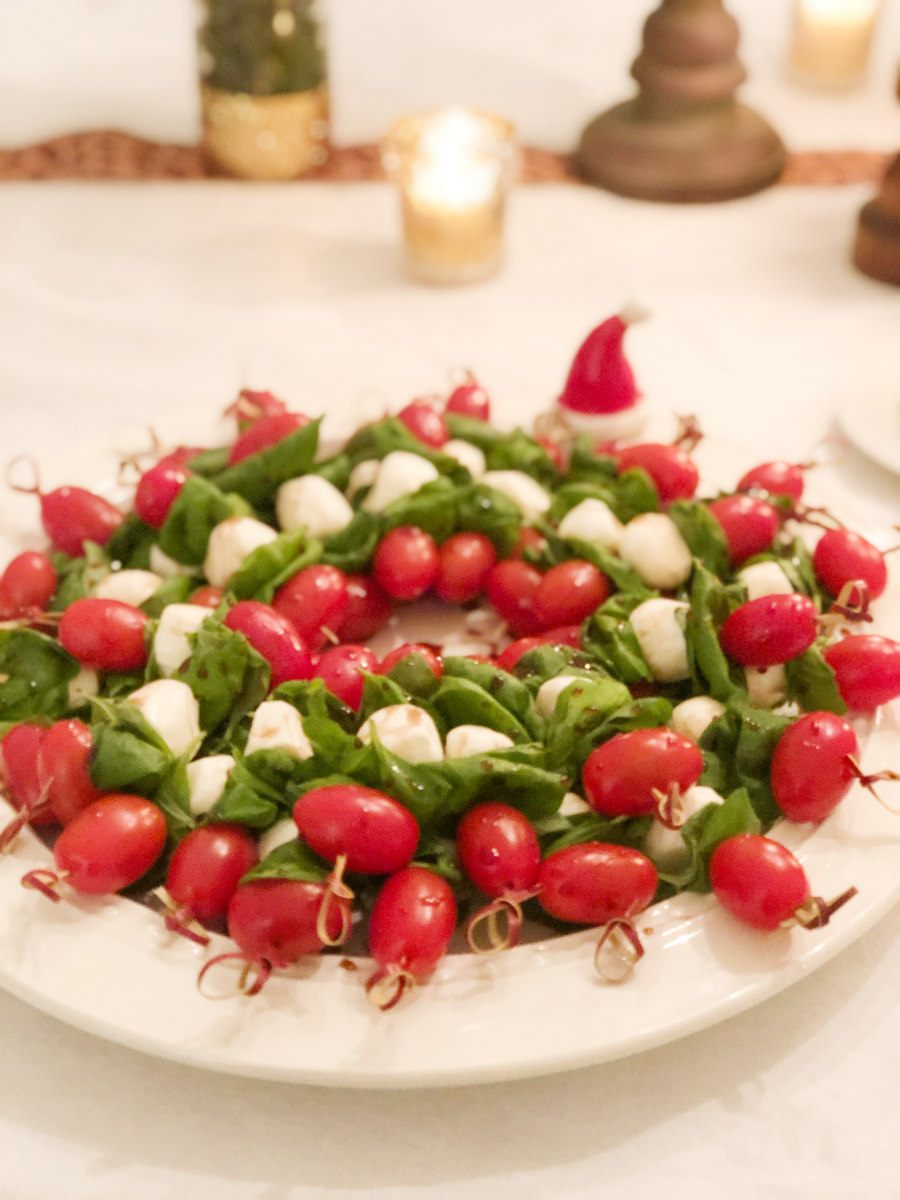 Caprese Antipasto Wreath