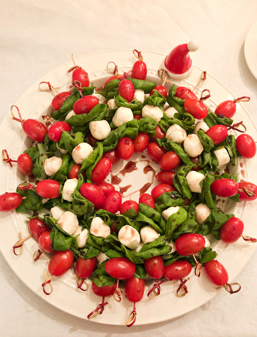 Caprese Antipasto Wreath