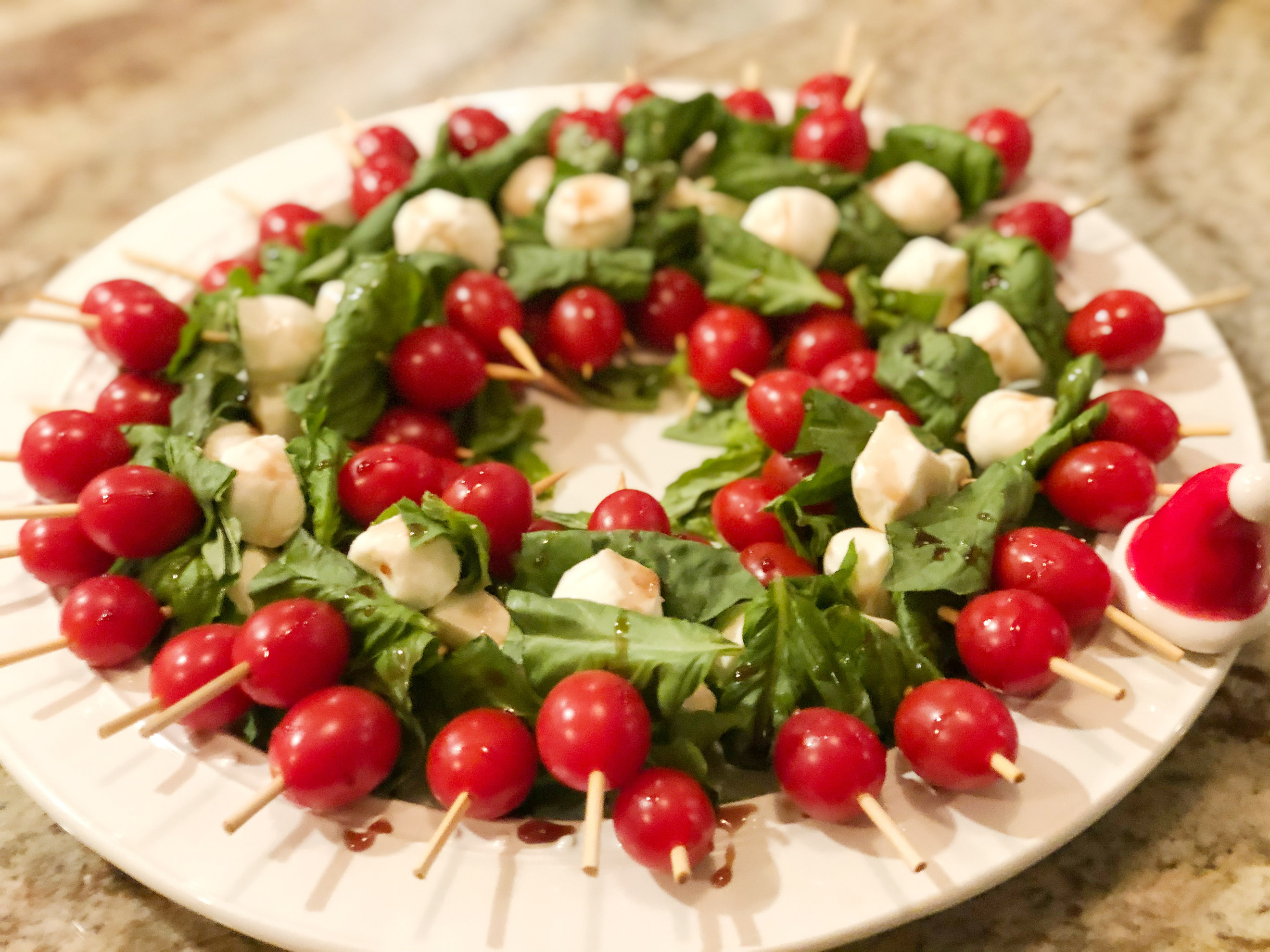 Caprese Antipasto Wreath