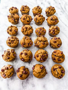 Double Pumpkin Chocolate Chip Muffins