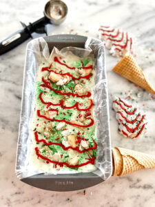 Christmas Tree Cake Homemade Ice Cream Dupe